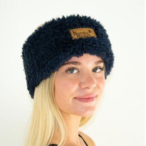 Navy Blue Head Wrap